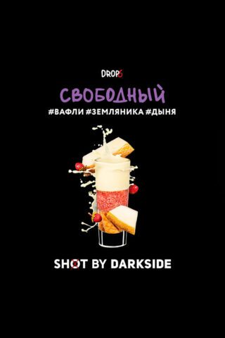 Darkside Shot Свободный (Дыня, земляника, вафли)