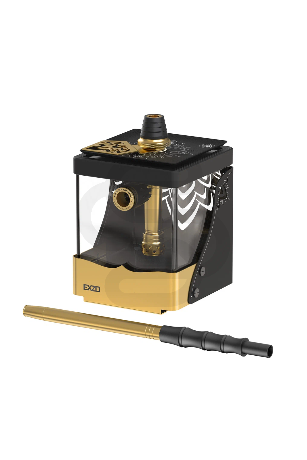 Кальян Alpha Hookah Smart Exzo Tribal - Базовая, Золотой