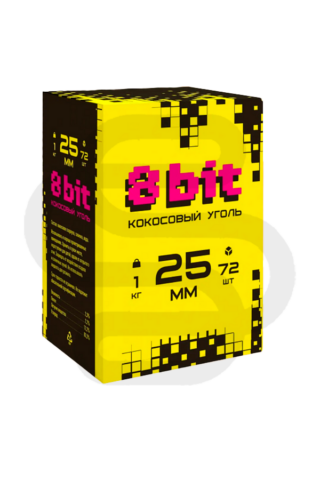 Уголь для кальяна 8 bit (72 шт)