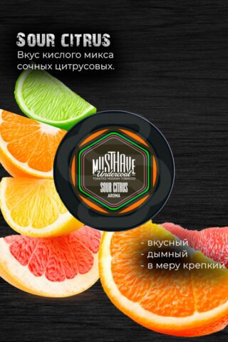 Купить табак для кальяна Must Have - Sour Citrus (Кислые цитрусы) недорого в Воронеже